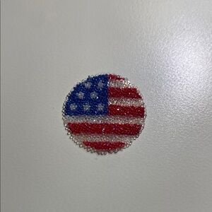 Patriotic Beaded Origami Owl background faceplate